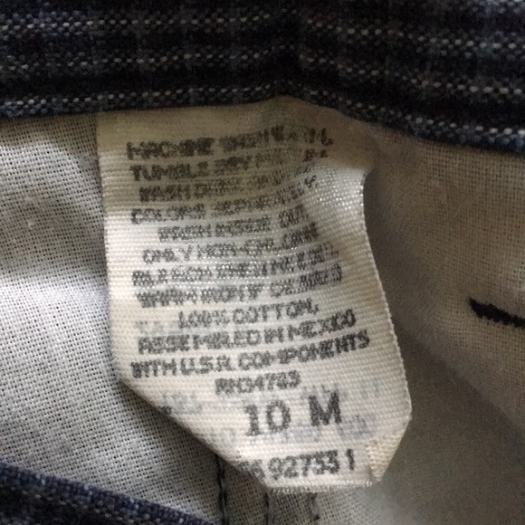 Blue plate shorts sz 10 M RIDERS - Picture 4 of 4